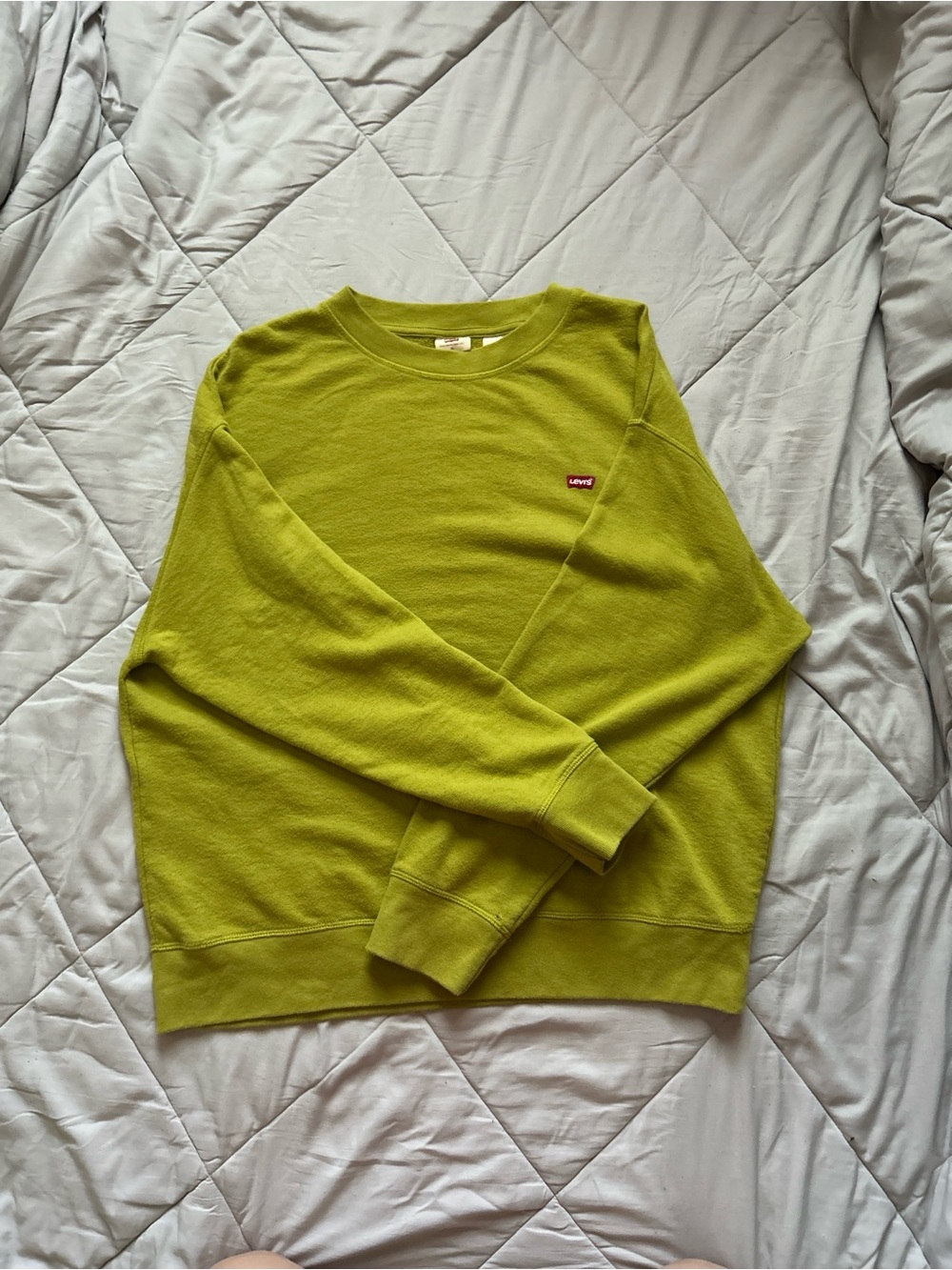 Levi's Lime Green Crewneck Sweatshirt